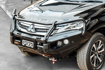Piak Elite Post Bull Bar to suit Mitsubishi Pajero Sports QE(10/2016 to 7/2020) - Brixton 4x4 - Buy Online Now!